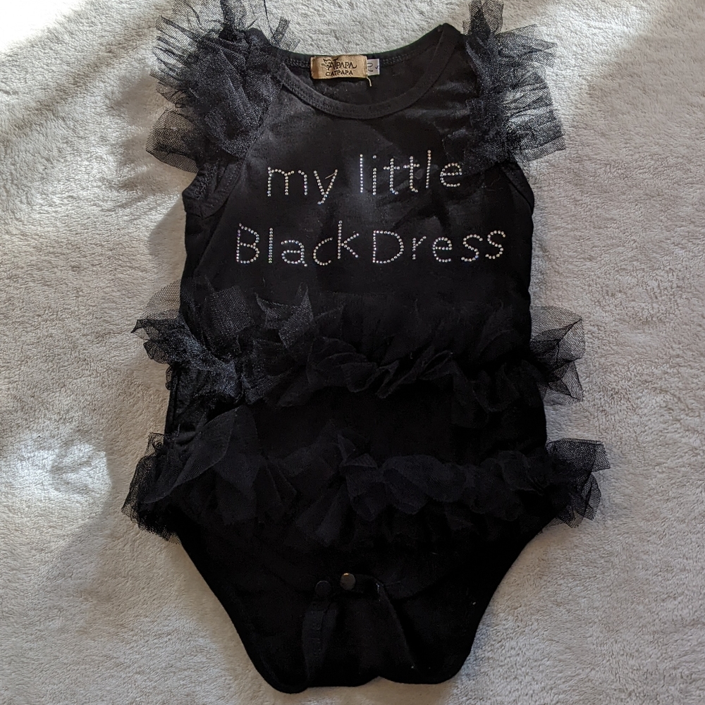 ♦️B2G1FREE♦️Tutu onesie Little Black Dress